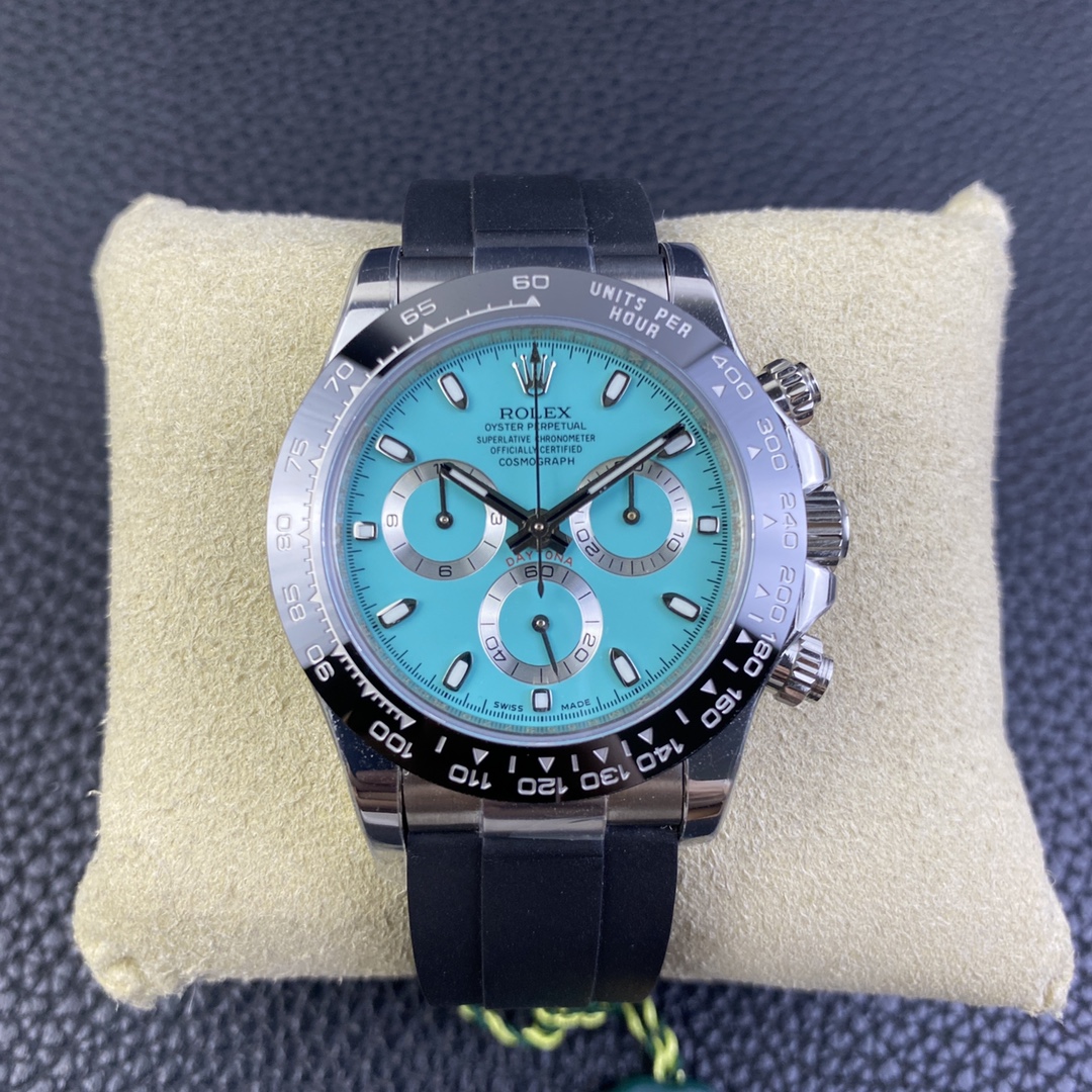 Rolex Daytona 40mm Ice Blue Ceramic Bezel 4 116519LN Men's Watch